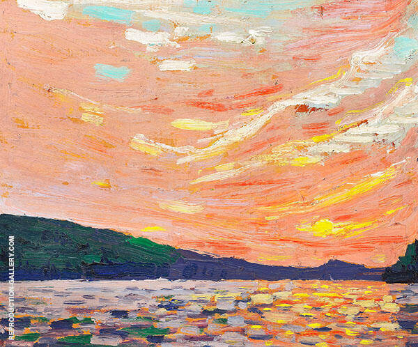 Smoke Lake 1915 by Tom Thomson | Oil Painting Reproduction