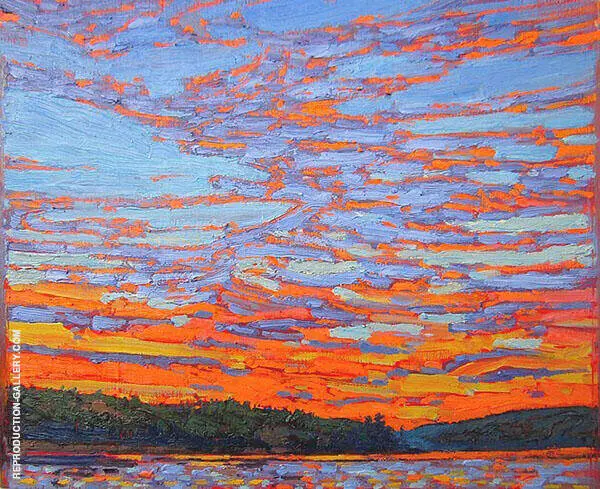 Sunset Clouds By Tom Thomson