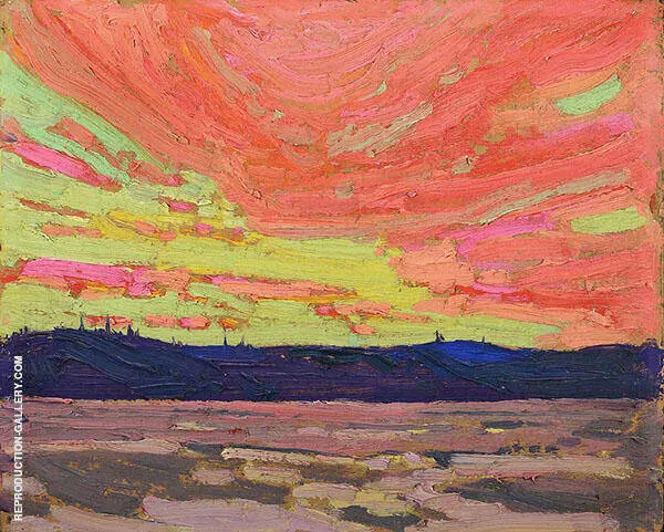 Sunset Summer By Tom Thomson