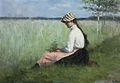 Girl in a Meadow By Elin Kleopatra Danielson Gambogi