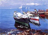 Italian Boats By Elin Kleopatra Danielson Gambogi