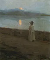 Moonlight on The Lake By Elin Kleopatra Danielson Gambogi