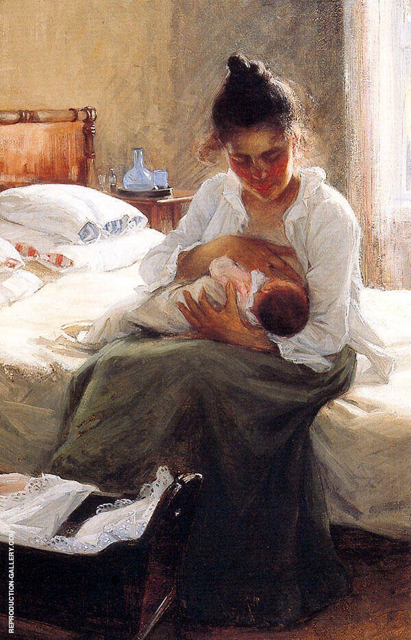Motherhood by Elin Kleopatra Danielson Gambogi | Oil Painting Reproduction