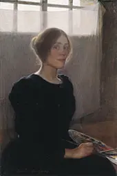 Self Portrait 1900 By Elin Kleopatra Danielson Gambogi