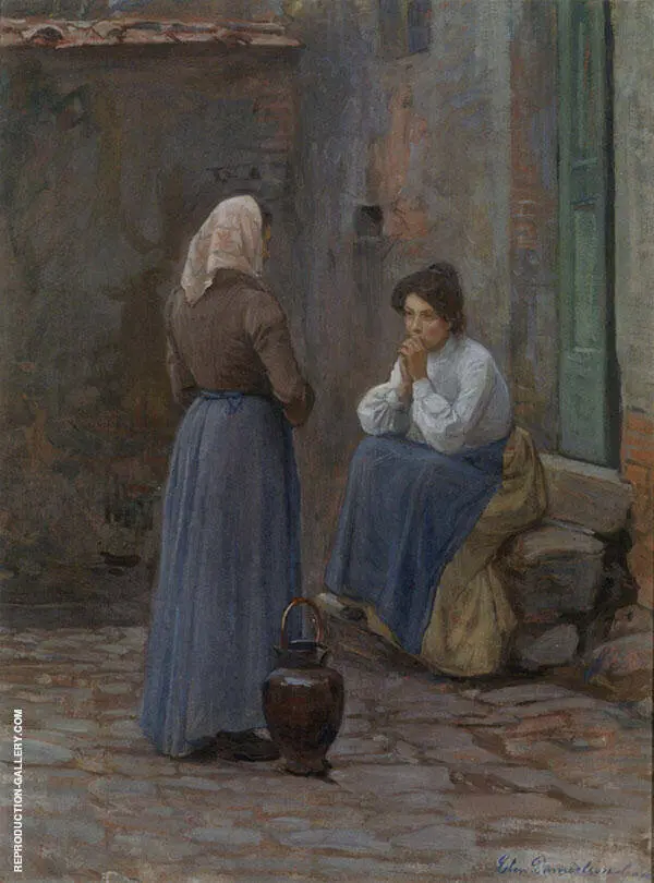 Two Women By Elin Kleopatra Danielson Gambogi