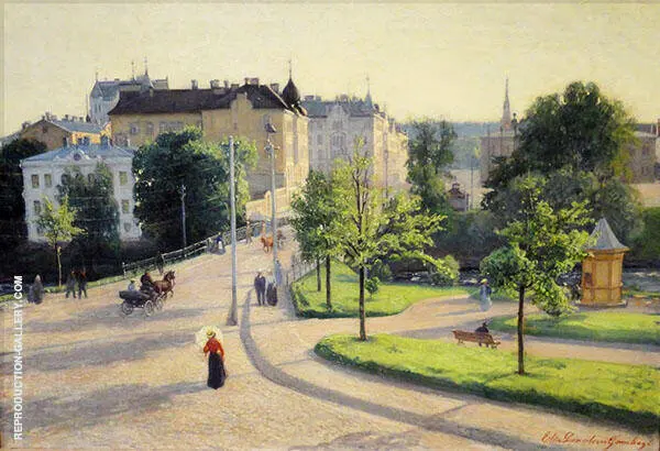 Cityscape By Elin Kleopatra Danielson Gambogi