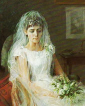 Young Bride 1887 By Elin Kleopatra Danielson Gambogi