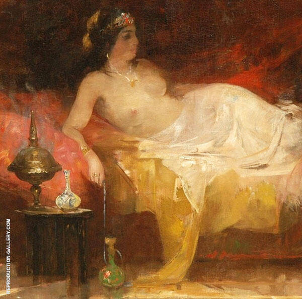 Odalisque by Hobbe Smith | Oil Painting Reproduction