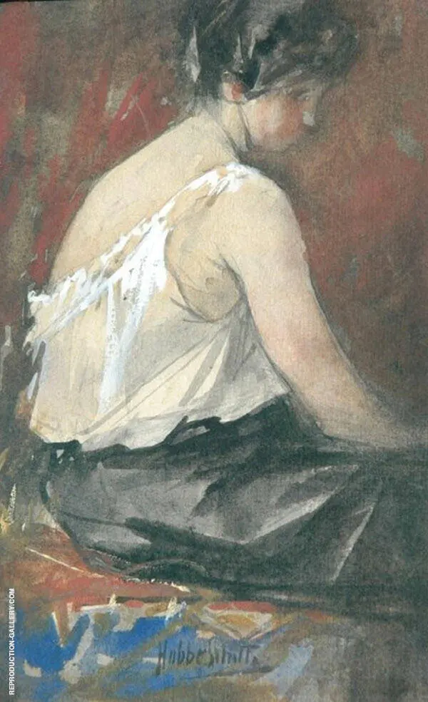 The Seated Model By Hobbe Smith