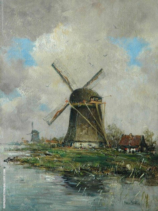 The Windmill by Hobbe Smith | Oil Painting Reproduction