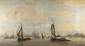 View of Amsterdam Harbor 1 By Hobbe Smith