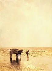 Collecting Shellfish By Jacob Maris