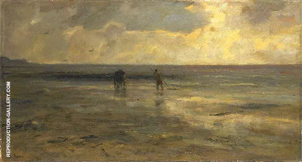 Evening at The Beach By Jacob Maris