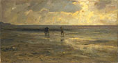 Evening at The Beach By Jacob Maris