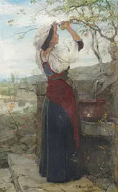 Gathering Fruits By Jacob Maris