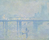 Charing Cross Bridge By Claude Monet