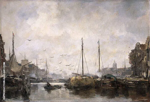 Stadsgezicht By Jacob Maris