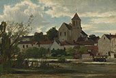 View of Montigny sur Loing By Jacob Maris