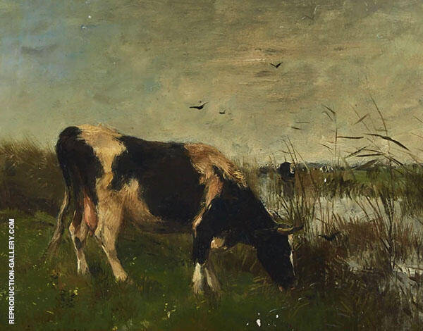 Cows in Marsh Land by Willem Maris | Oil Painting Reproduction