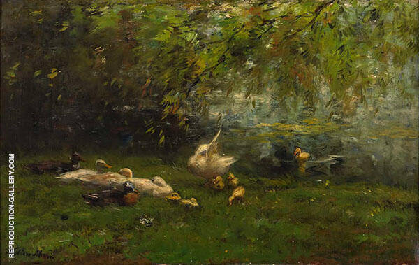 Duck Haven by Willem Maris | Oil Painting Reproduction