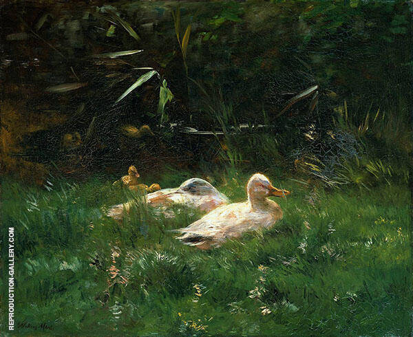 Ducks by Willem Maris | Oil Painting Reproduction