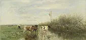Landscape with a Herd of Cattle By Willem Maris