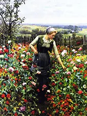 A July Morning By Daniel Ridgway Knight