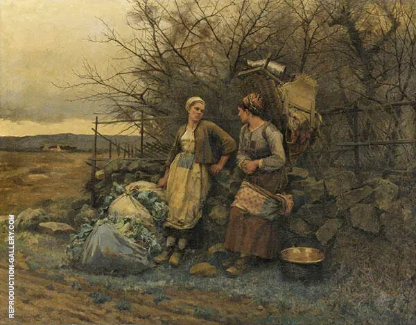 Maidens Waiting By Daniel Ridgway Knight
