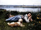 Reverie By Daniel Ridgway Knight