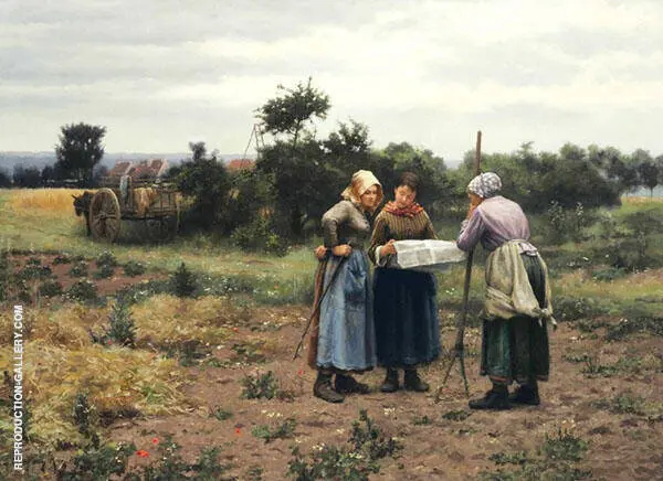 Taking a Break By Daniel Ridgway Knight