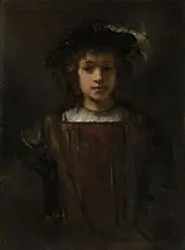 Style of Rembrandt, Rembrandt's Son Titus By Rembrandt Van Rijn