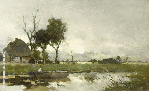 Autumn Landscape By Johan Hendrik Weissenbruch