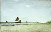 Fishing Boats 1899 By Johan Hendrik Weissenbruch