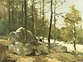 Forest View near Barbizon 1900 By Johan Hendrik Weissenbruch