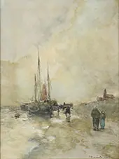 On The Dutch Coast By Johan Hendrik Weissenbruch
