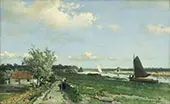 The View at Geestbrug By Johan Hendrik Weissenbruch