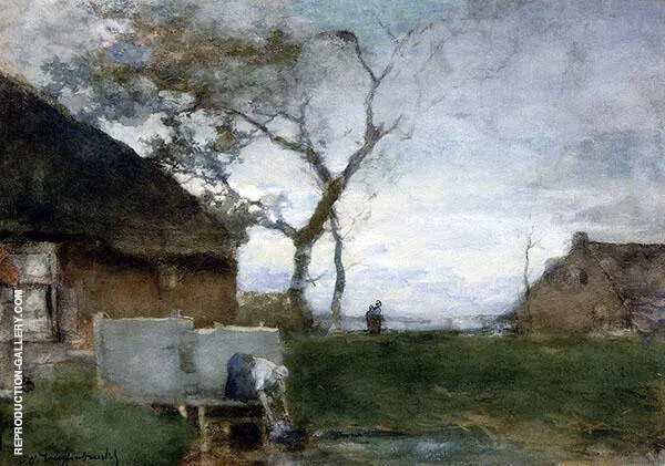 The Washing Place By Johan Hendrik Weissenbruch