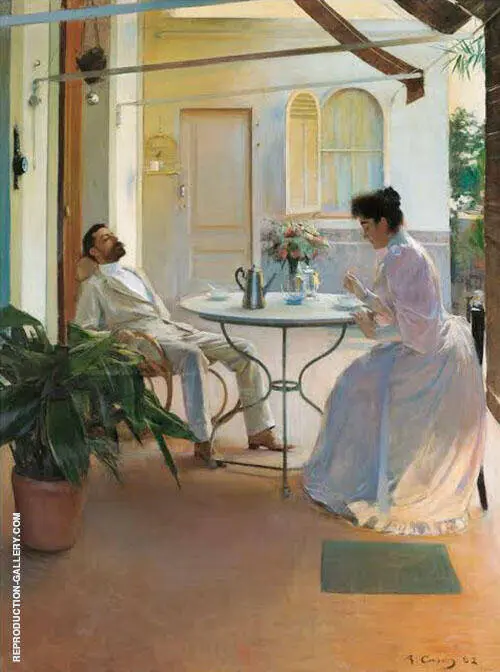 Interior al Aire Libre 1892 By Ramon Casas
