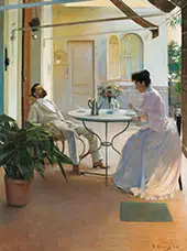 Interior al Aire Libre 1892 By Ramon Casas