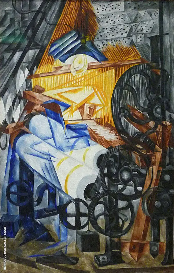 The Weaver 1910 By Natalia Goncharova
