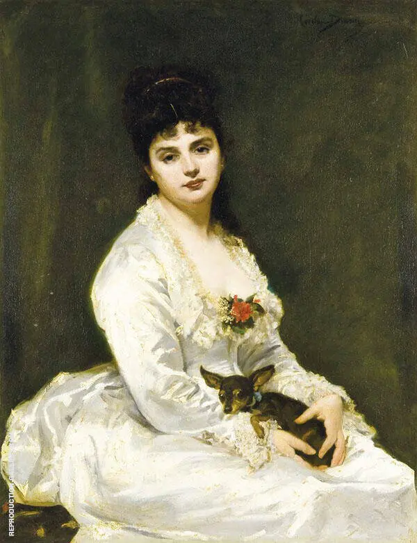 Madame Henry Fouquier By Charles Auguste Emile Durant (Carolus Duran)
