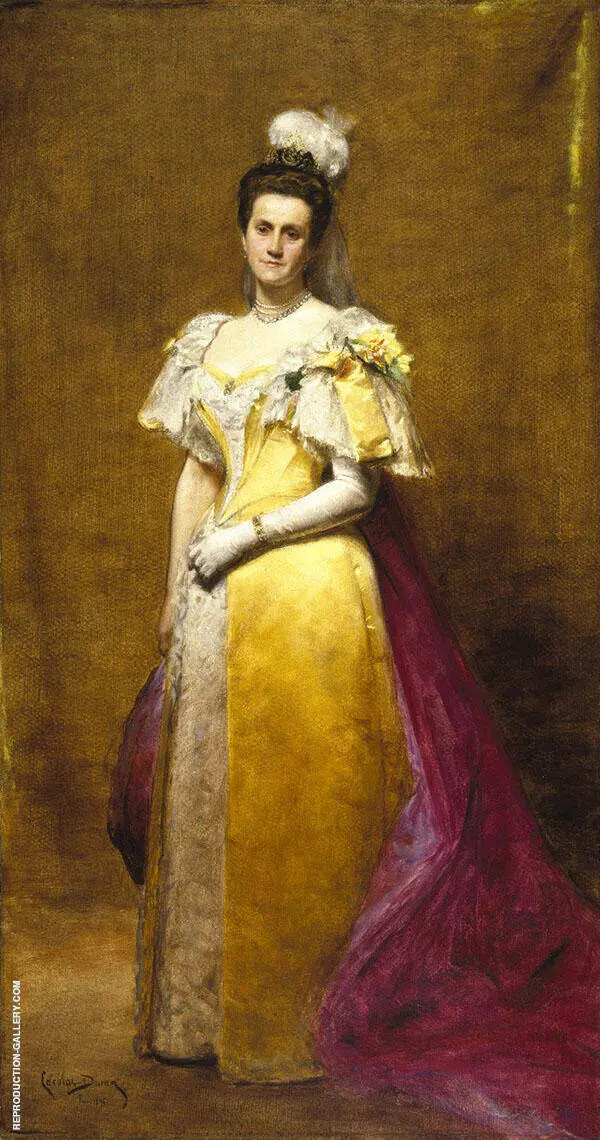 Portrait of Emily Warren Roebling By Charles Auguste Emile Durant (Carolus Duran)
