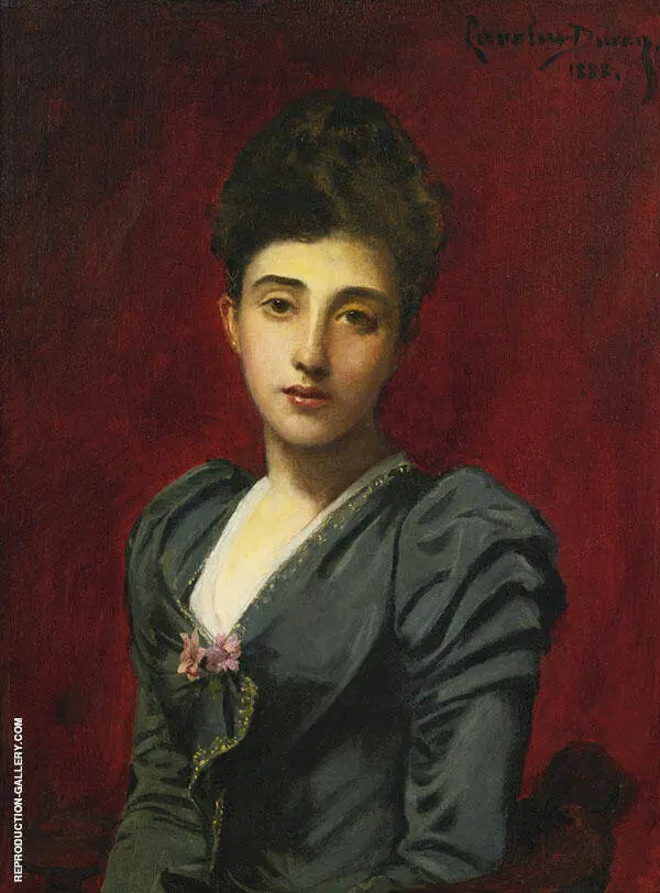 Portrait of The Countess Lily de Roussy de Sales By Charles Auguste Emile Durant (Carolus Duran)