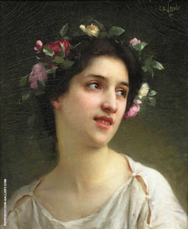 Head of a Nymph 1901 By Charles Amable Lenoir