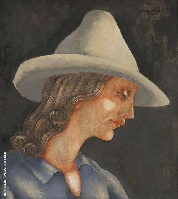 Girl with Hat By Eugene Zak