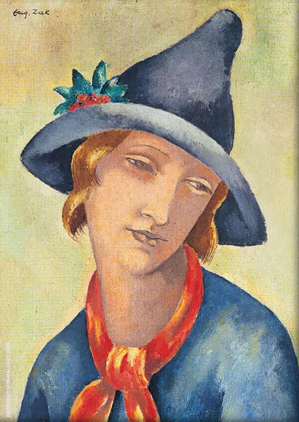 Head of a Woman By Eugene Zak