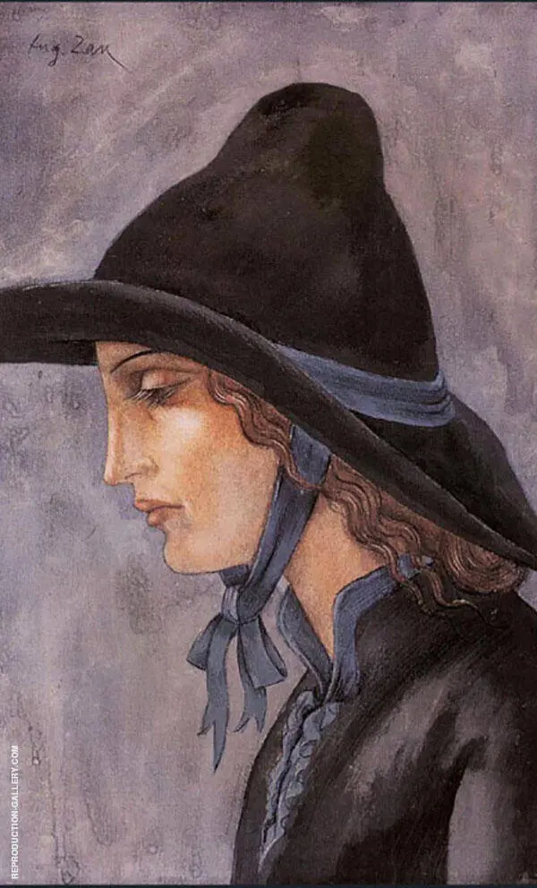 Head of a Woman 1914 By Eugene Zak