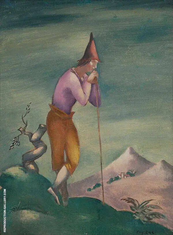 Landscape with Wanderer By Eugene Zak