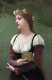 A Pensive Moment By Jules Joseph Lefebvre
