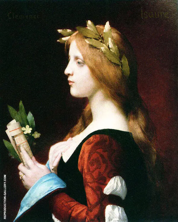 Clemence Isaure By Jules Joseph Lefebvre